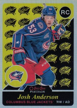 insert RC karta JOSH ANDERSON 15-16 OPC Platinum Retro Rainbow číslo R87