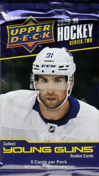 2020-21 Upper Deck Series 2 Hockey Hobby Balíček